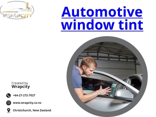 Automotive Window Tinting: Enhance Your Ride with Wrapcity