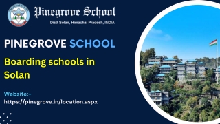 Boarding schools in Solan