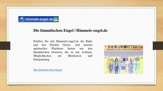 Die himmlischen Engel | Himmels-engel.de