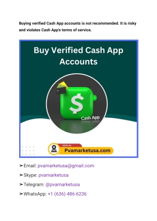 10 Best Sites To Buy Verified Cash App Accounts