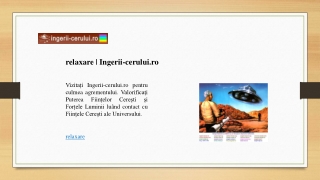 relaxare | Ingerii-cerului.ro