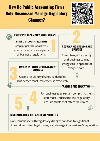 How Do Public Accounting Firms Help Businesses Manage Regulatory Changes?