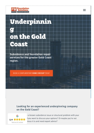 Gold coast underpinning