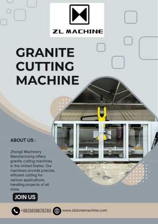 Granite Cutting Machine in USA | Zhongli Machinery Manufacturing