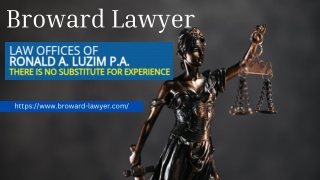 Broward Lawyer - Attorney in Coral Springs