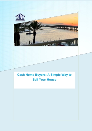 Cash Home Buyers A Simple Way to Sell Your House