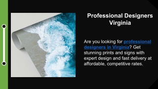 Professional Designers Virginia