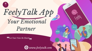 FeelyTalk: Your Emotional Support Circle