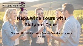 Napa Wine Tours with Platypus Tours