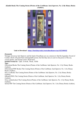 [Ebook Download] The Coming Storm (Pirates of the Caribbean: Jack Sparrow, No. 1) By Disney Books (Author),