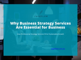 Why Business Strategy Services Are Essential for Business