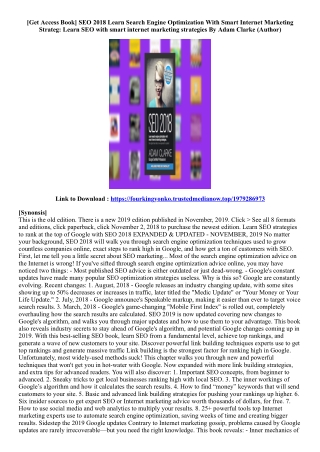 (Free Book) SEO 2018 Learn Search Engine Optimization With Smart Internet Market