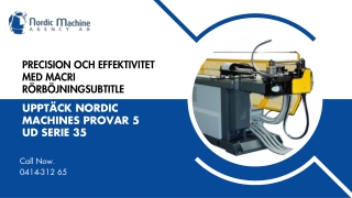 Precision och Effektivitet med MACRI rörböjningSubtitle