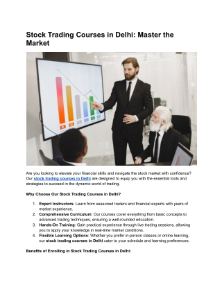 Stock Trading Courses in Delhi_ Master the Market