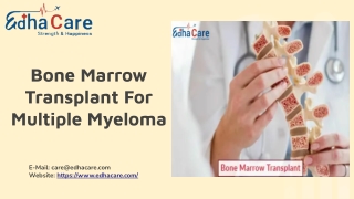 Bone Marrow Transplant For Multiple Myeloma