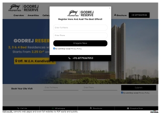 Godrej Reserve Kandivali East Mumbai by Godrej Properties