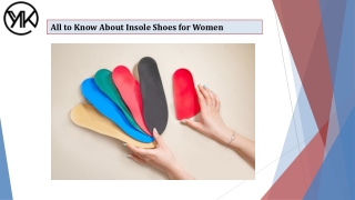 All to Know About Insole Shoes for Women