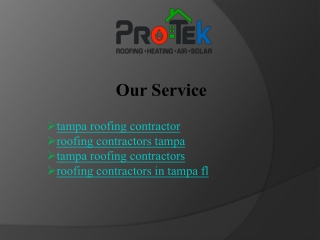 Hire Roofing Contractors in Tampa FL - Protek Roofing