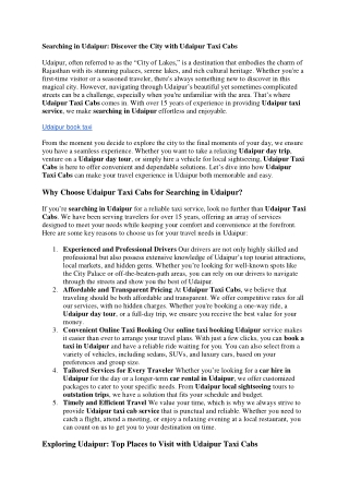 Taxi, Cab Service in Udaipur | Car hire in Udaipur - Udaipur Taxi Cabs