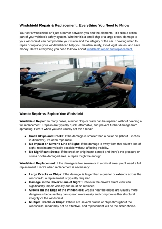 Windshield Repair & Replacement_ Everything You Need to Know (1)