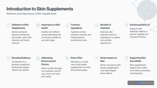 Skin Supplements for Glowing Skin