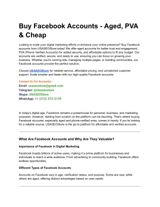 _Buy Facebook Accounts
