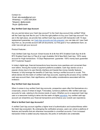 2 Top Trustable Marketplace to Buy Verified Cash App Account