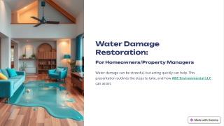 Water-Damage-Restoration by ABC Environmental LLC