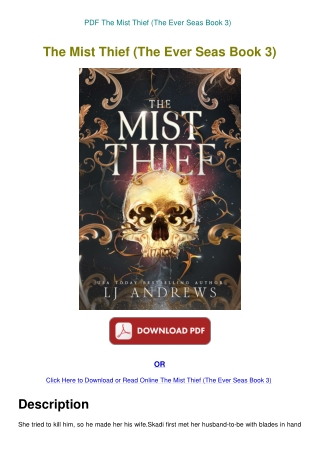 PDF The Mist Thief (The Ever Seas Book 3)