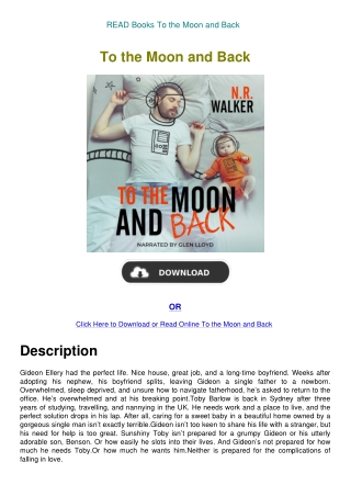 READ Books To the Moon and Back