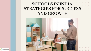 Schools in India: Strategies for Success and Growth