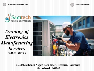 Training on Electronics Manufacturing Services