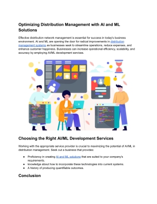 Optimizing Distribution Management with AI and ML Solutions