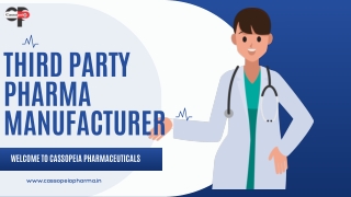Third Party Pharma Manufacturer