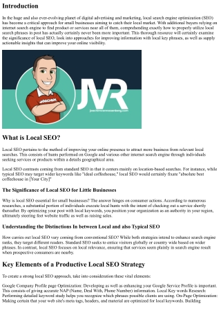 Taking Advantage Of Local Keyword Phrases in Blog Post Posts for Better Visibili