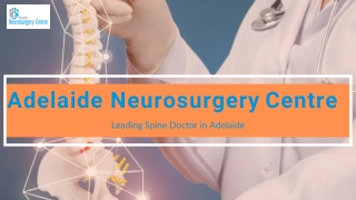 Spine Surgeon Adelaide