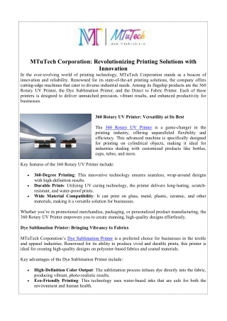 360 Rotary UV Printer