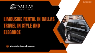 Limousine Rental Dallas