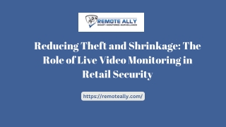 Live Video Monitoring: The Key to Effective Realtime Monitoring in Retail Securi