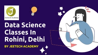 Data Science Classes in Rohini, Delhi
