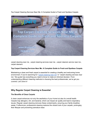 Top Carpet Cleaning Services Near Me_ A Complete Guide to Fresh and Spotless Carpets