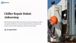 #1 Chiller Repair Services in Dubai ||  97145490505
