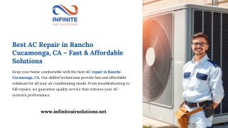 Best AC Repair in Rancho Cucamonga, CA – Fast & Affordable Solutions