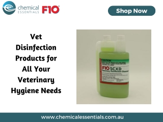 Vet Disinfection Products for All Your Veterinary Hygiene Needs