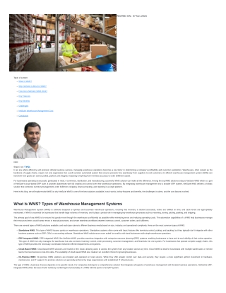 How NetSuite WMS Solutions Enhance Store Efficiency