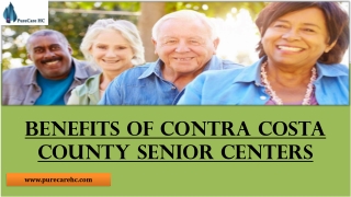 Contra Costa County Senior Centers