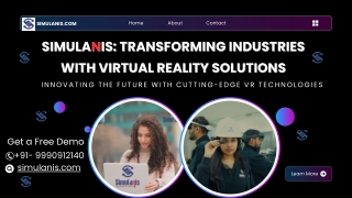 Simulanis Transforming Industries with Virtual Reality Solutions