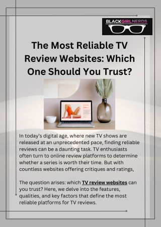The Most Reliable TV Review Websites Which One Should You Trust