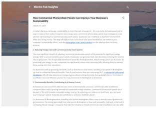 How Commercial Photovoltaic Panels Can Improve Your Business’s Sustainability