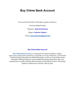 Buy Chime Bank Account (1)